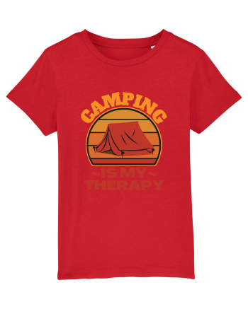 Camping Is My Therapy Red