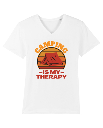 Camping Is My Therapy White