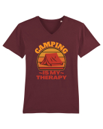 Camping Is My Therapy Tricou mânecă scurtă guler V Bărbat Presenter