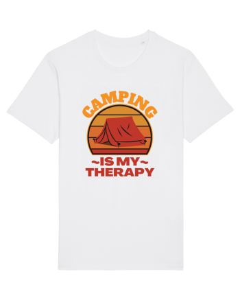 Camping Is My Therapy White