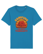 Camping Is My Therapy Tricou mânecă scurtă Unisex Rocker