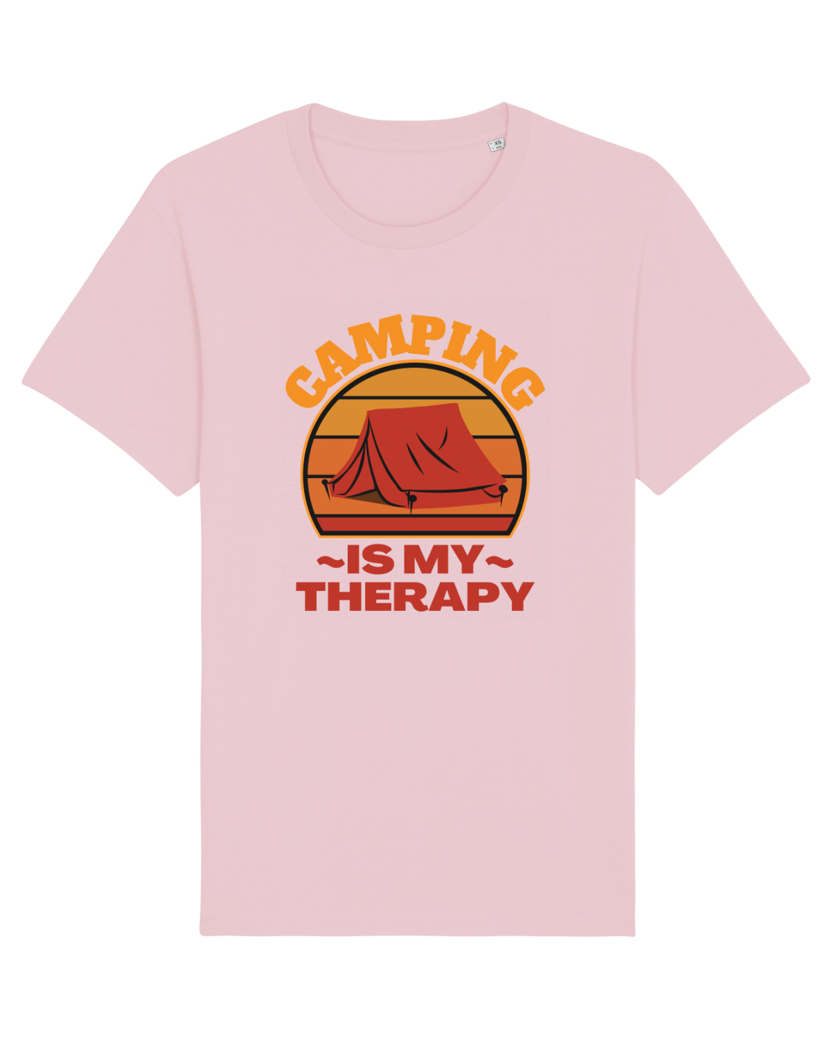 Tricou mânecă scurtă Unisex Rocker Cotton Pink