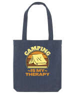Camping Is My Therapy Sacoșă textilă