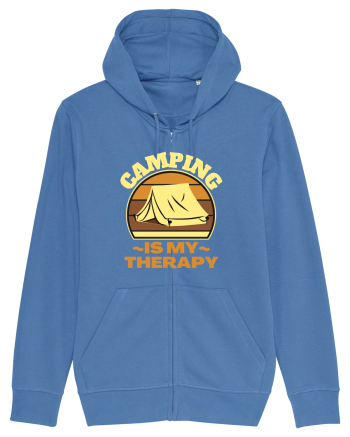 Camping Is My Therapy Bright Blue