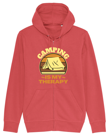 Camping Is My Therapy Carmine Red