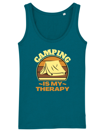 Camping Is My Therapy Ocean Depth