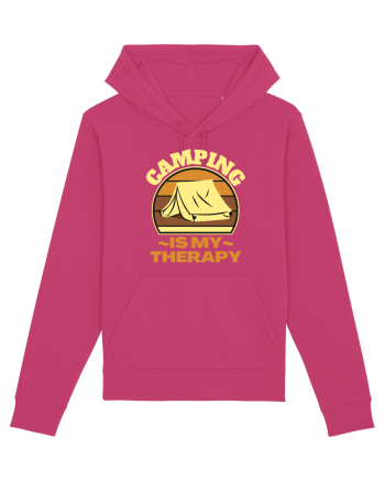 Camping Is My Therapy Raspberry