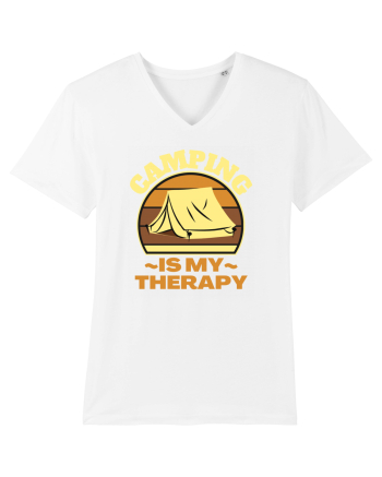Camping Is My Therapy White