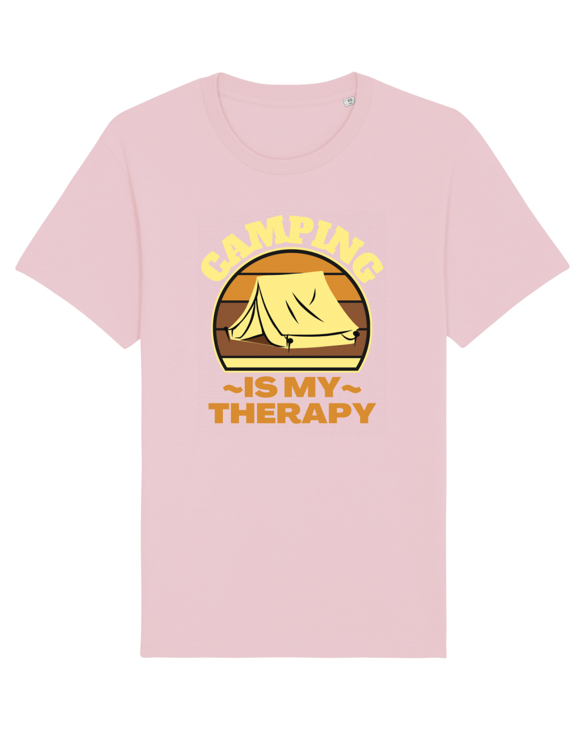 Tricou mânecă scurtă Unisex Rocker Cotton Pink
