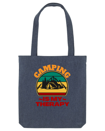 Camping Is My Therapy Midnight Blue