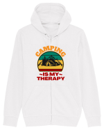 Camping Is My Therapy Hanorac cu fermoar Unisex Connector