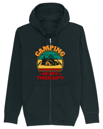 Camping Is My Therapy Black