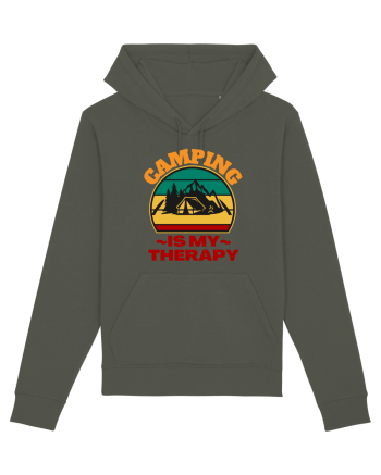 Camping Is My Therapy Khaki