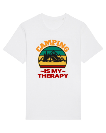 Camping Is My Therapy White