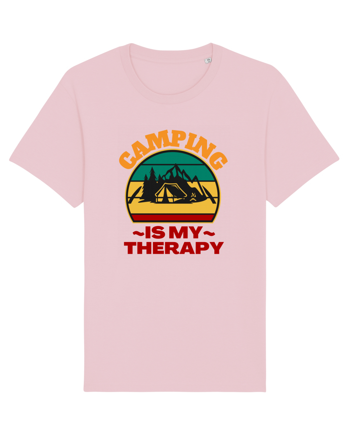 Tricou mânecă scurtă Unisex Rocker Cotton Pink
