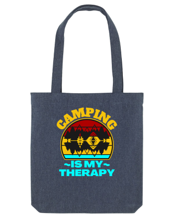 Camping Is My Therapy Midnight Blue