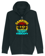 Camping Is My Therapy Hanorac cu fermoar Unisex Connector