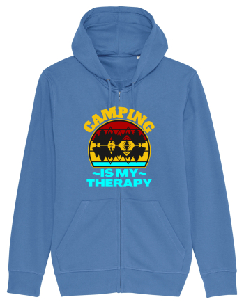 Camping Is My Therapy Bright Blue