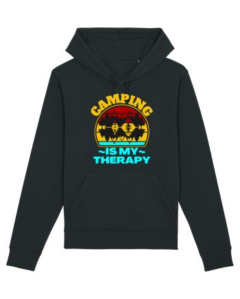 Camping Is My Therapy Black