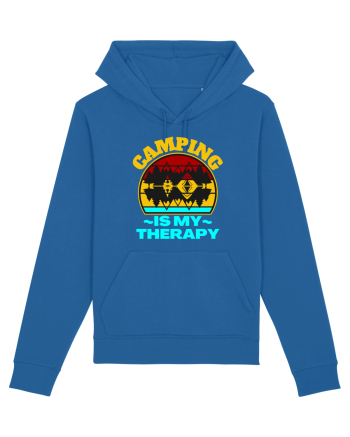 Camping Is My Therapy Royal Blue