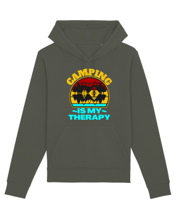 Camping Is My Therapy Khaki