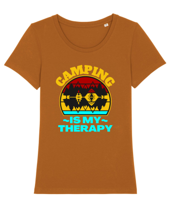 Camping Is My Therapy Roasted Orange