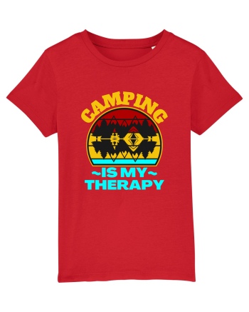 Camping Is My Therapy Red