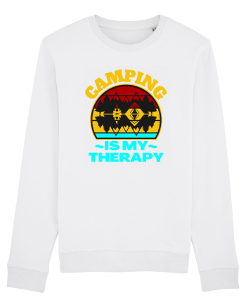 Camping Is My Therapy White