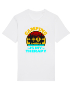 Camping Is My Therapy Tricou mânecă scurtă Unisex Rocker