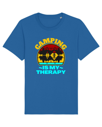 Camping Is My Therapy Royal Blue
