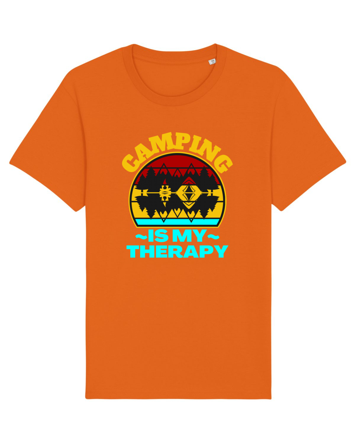 Tricou mânecă scurtă Unisex Rocker Bright Orange