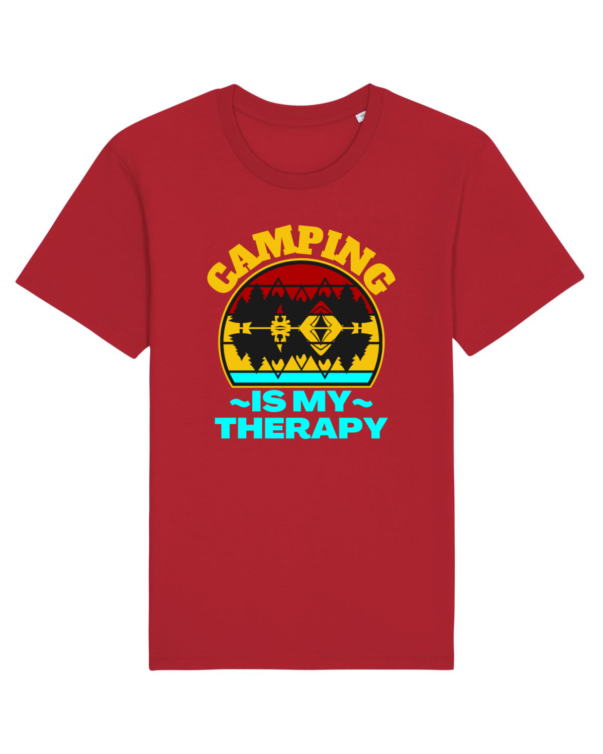 Tricou mânecă scurtă Unisex Rocker Red