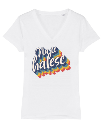 Nu te halesc v2 - grunge White