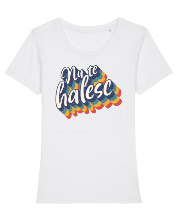 Nu te halesc v2 - grunge White