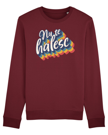 Nu te halesc v2 - grunge Burgundy
