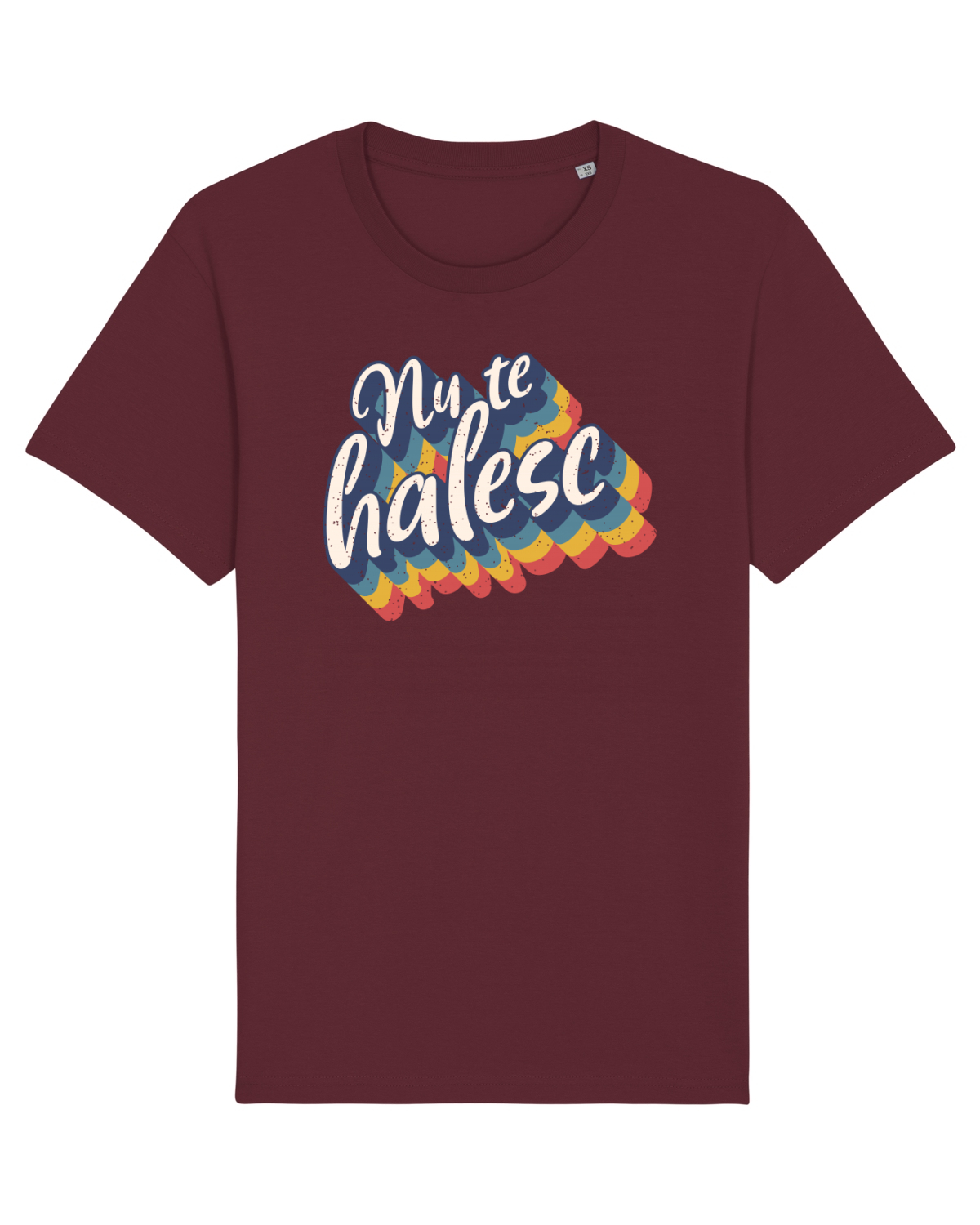 Tricou mânecă scurtă Unisex Rocker Burgundy