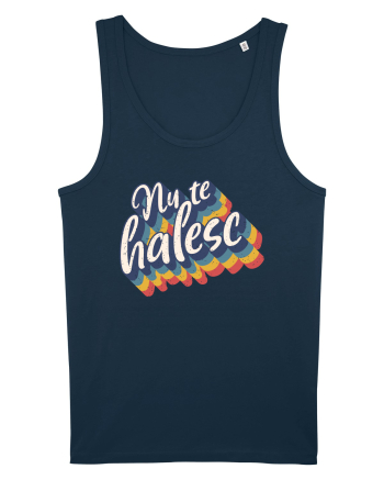 Nu te halesc v2 - grunge Navy
