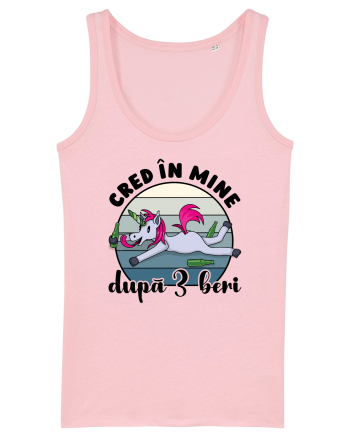 Cred în mine după 3 beri Cotton Pink