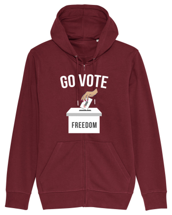 Go Vote Freedom Burgundy