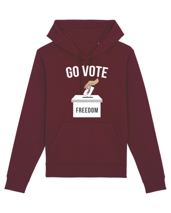 Go Vote Freedom Burgundy
