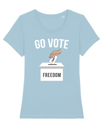 Go Vote Freedom Sky Blue