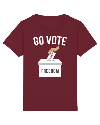 Go Vote Freedom Burgundy