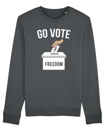 Go Vote Freedom Anthracite