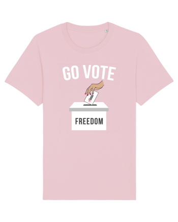 Go Vote Freedom Cotton Pink