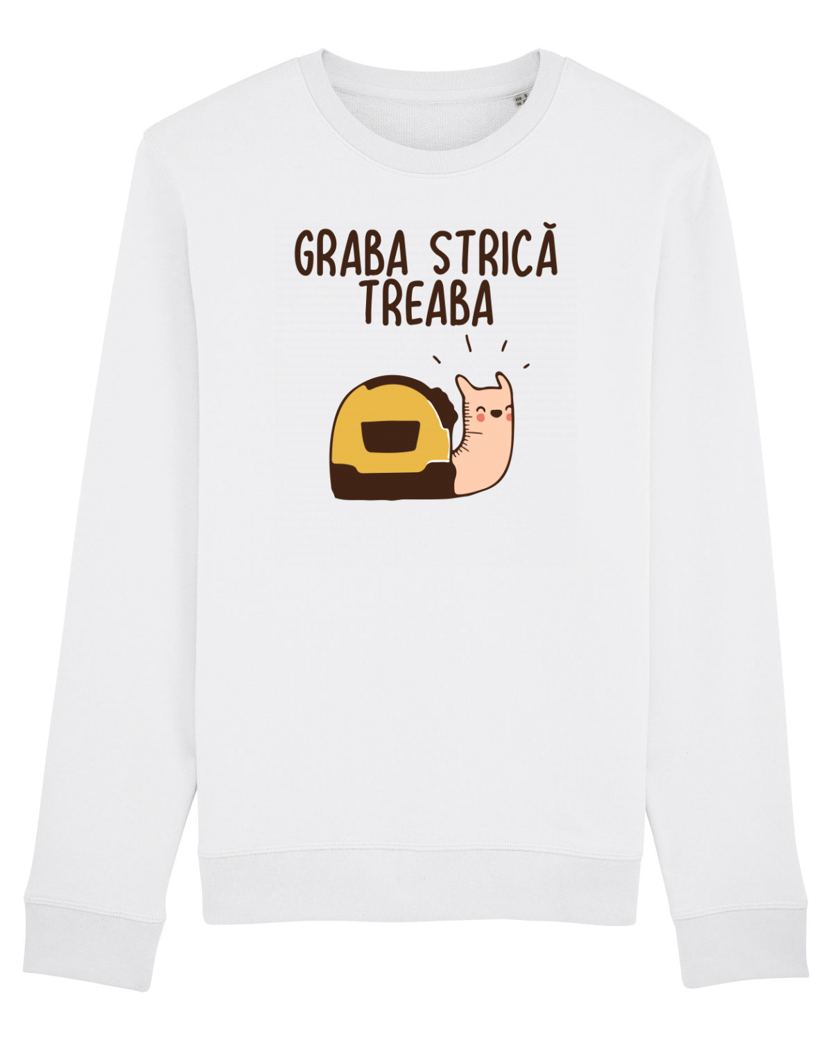 Bluză mânecă lungă Unisex Rise White