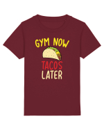 Gym now, Tacos Later Tricou mânecă scurtă  Copii Mini Creator