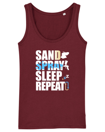 Sand Spray Sleep Repeat Burgundy