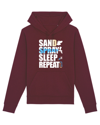 Sand Spray Sleep Repeat Burgundy