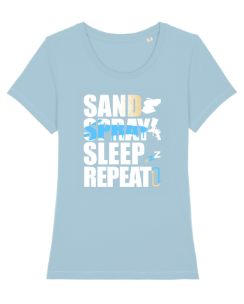 Sand Spray Sleep Repeat Sky Blue