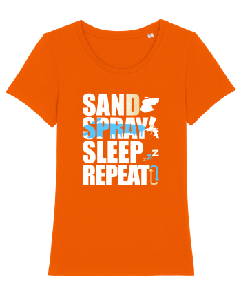 Sand Spray Sleep Repeat Bright Orange